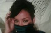 Rihanna en haar vriend op piekante foto