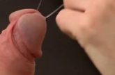 Mietjes gay streelt zijn wel erg mooie erectie